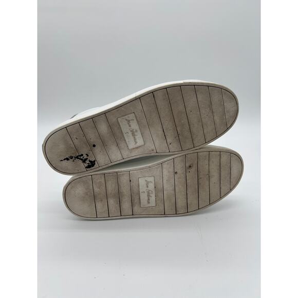 Sam Edelman Womens Ethyl White Leather Sneakers Shoes 8 Medium - Picture 6 of 6